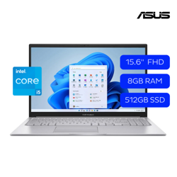 Laptop Asus Vivobook 15 - I5 1334U - 512 GB - 8GB - Cool Silver