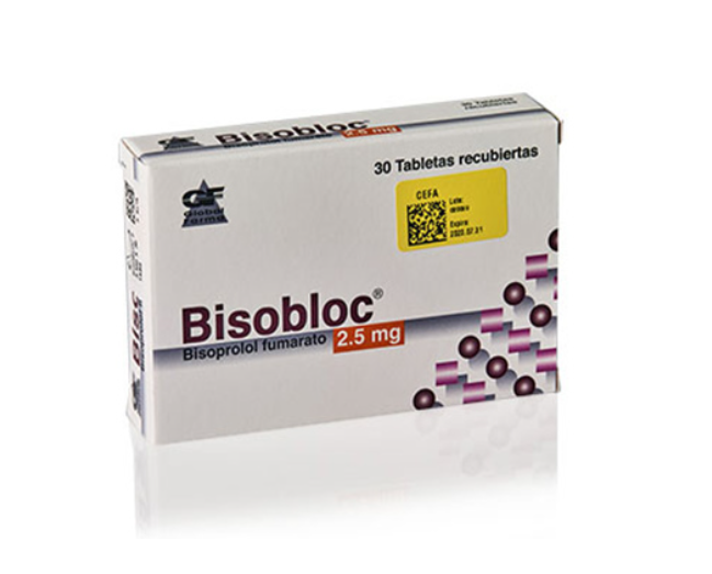 BISOBLOC 2.5 mg x 30 TABLETAS