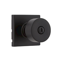 Cerradura Pomo sin Llave Negro Mate Bilbao Kwikset