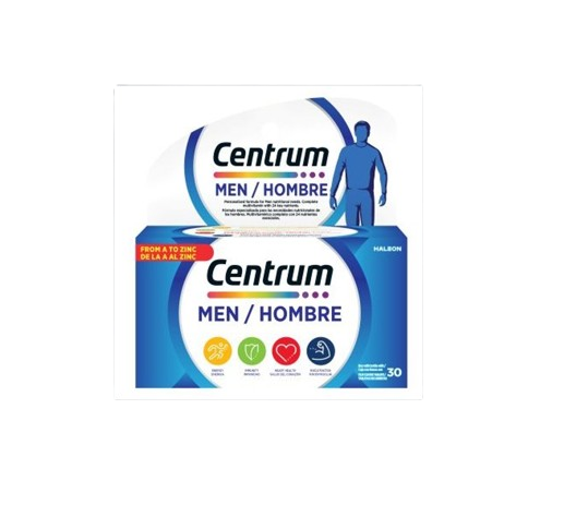 Centrum Hombre 30 tabletas vía oral