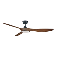 Ventilador 3 Aspas 66” con Vidrio Led Java Arqdeco