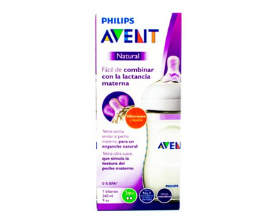 Avent, Biberon natural, ultra suave 1 unidad