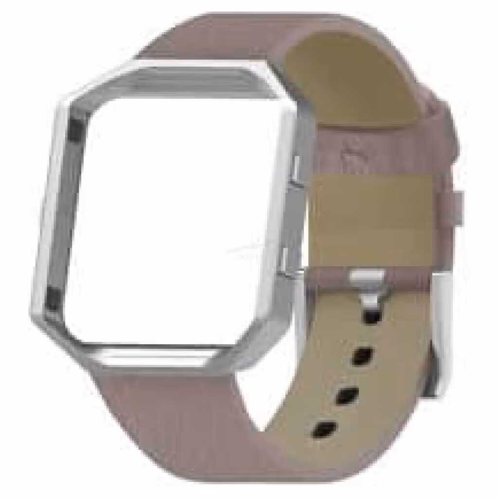 FITBIT BLAZE BANDA DE CUERO GRIS