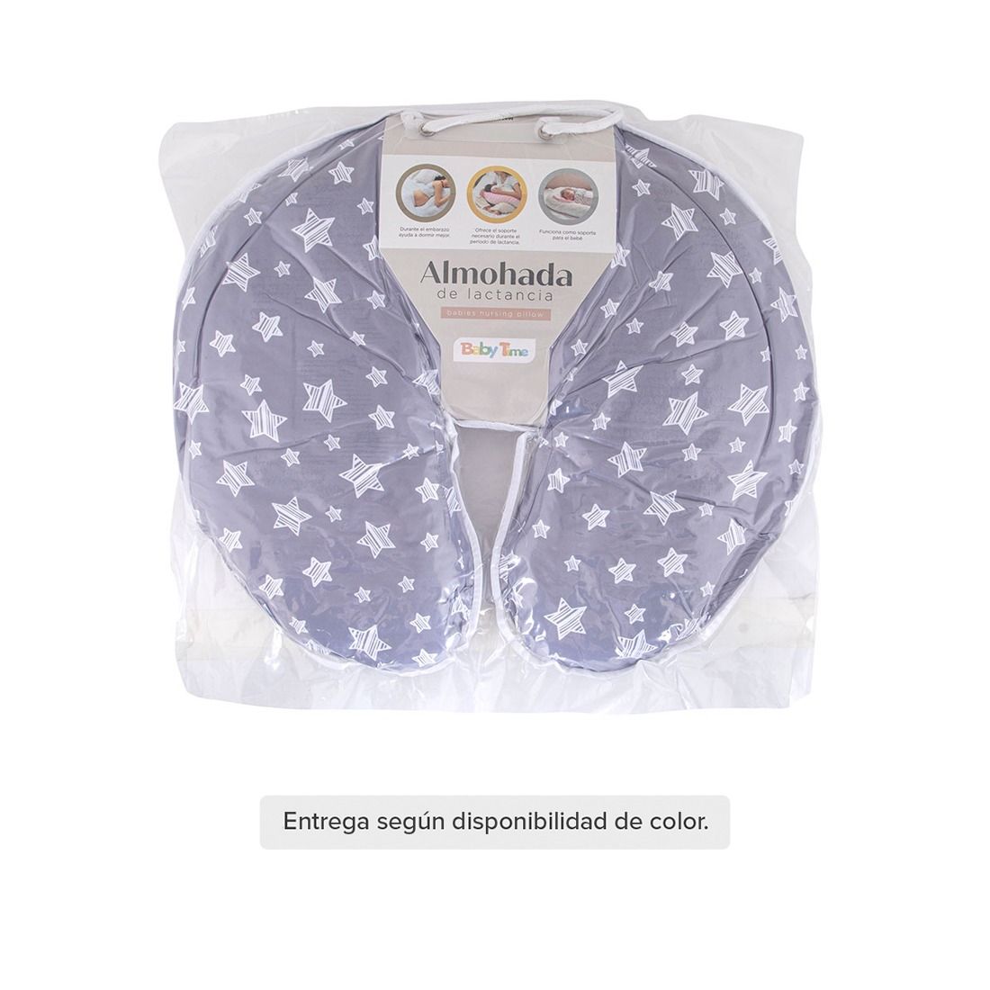 Almohada lactancia Baby Time 62x52x16cm