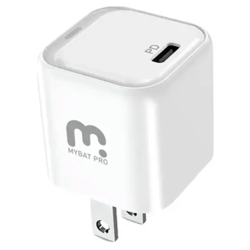 Adaptador de Corriente MyBat Pro Mini 20W USB-C Carga Rápida Blanco RCGTRAC09W
