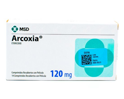 Arcoxia 120 Mg (precio por unidad)
