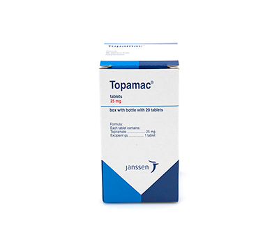 TOPIRAMATO 25 mg x 20 TABLETAS (TOPAMAC)