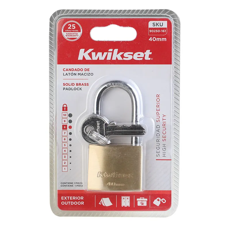 Candado arco largo 40 mm Kwikset