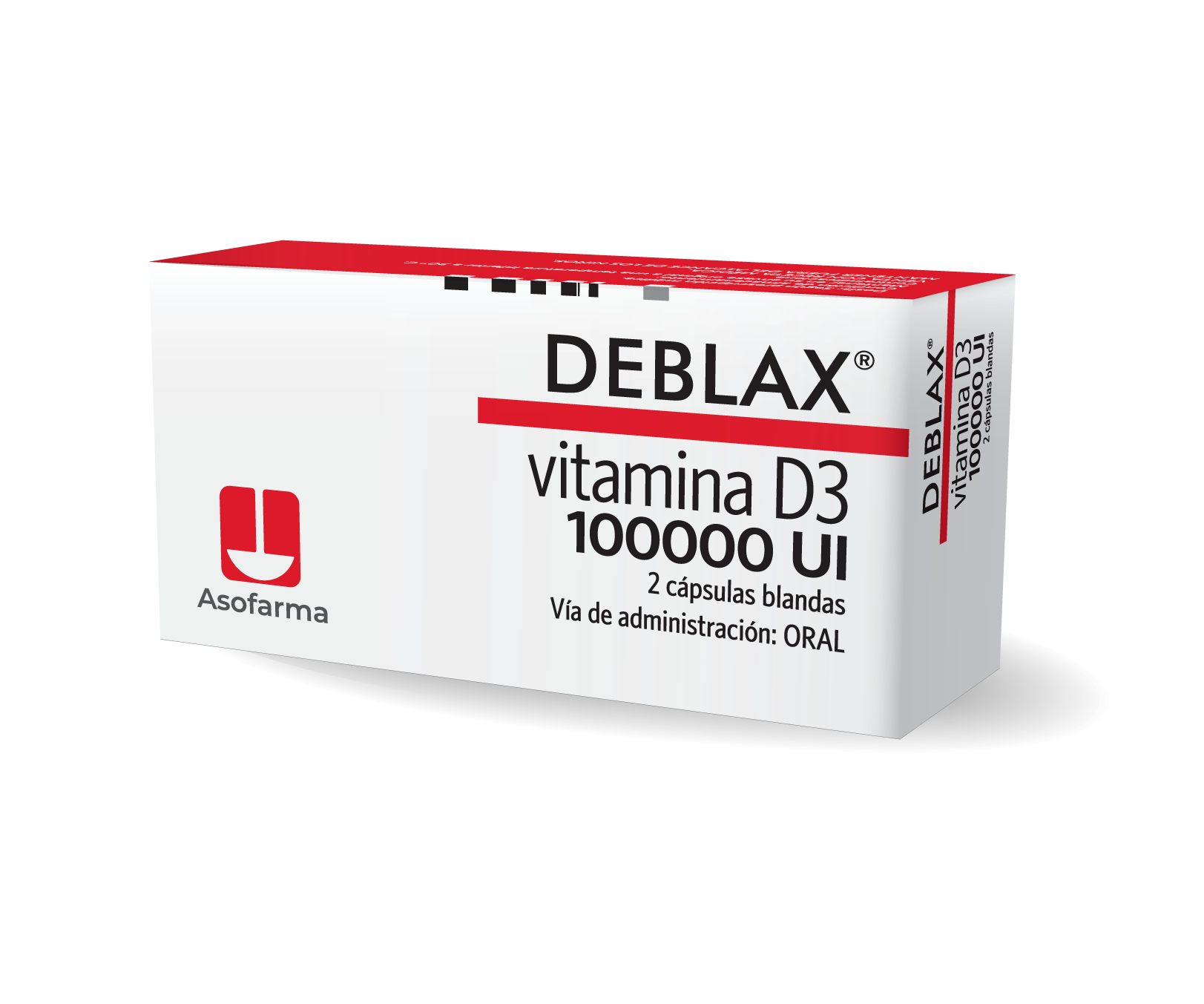 Deblax 100000 UI x2 cápsulas