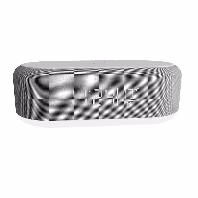 PARLANTE XTECH GILMOUR – 5 EN 1 – CARGADOR INALAM – RELOJ – LUZ – TERMOMETRO