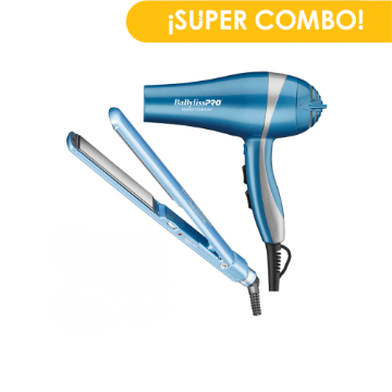 Combo BABYLISS Alisador BNTPP15UX 1" + Secadora Ionic