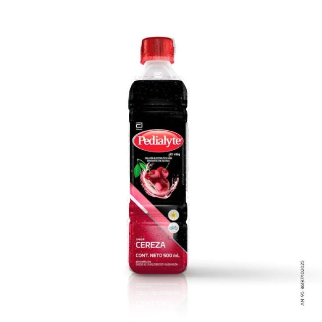 Pedialyte 30 mEq cereza 500ml
