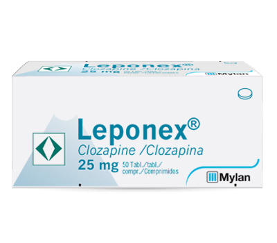 Leponex 25 mg x50 tabletas