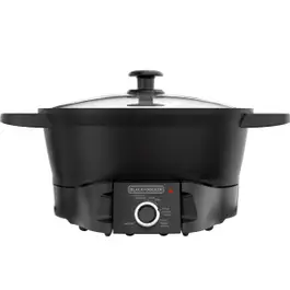 Olla Multiuso Black & Decker 5 en 1 de 6.5L 800W Negra MC901