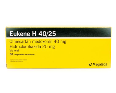 Eukene H 40/25 30 comprimidos