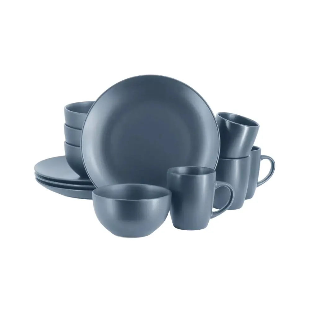 Set de Vajilla Gibson Home Cerámica Azul 12 Piezas 142564.12