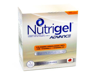 Nutrigel ADVANCE sabor mandarina 30 sobres 10.5 g