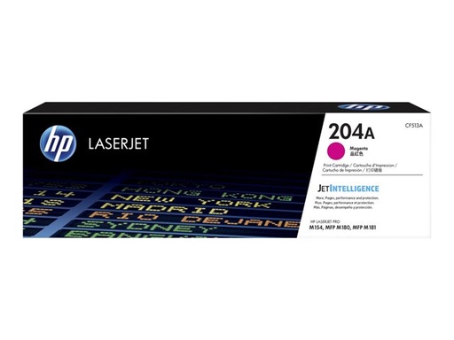 Cartucho de Tóner Magenta HP LaserJet 204A CF513A