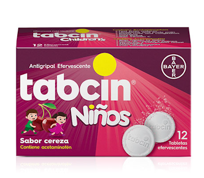 TABCIN EFERVESCENTE NIÑOS TABLETAS VÍA ORAL