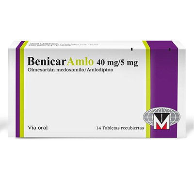 BENICAR AMLO 40MG/5MG TABLETAS VIA ORAL