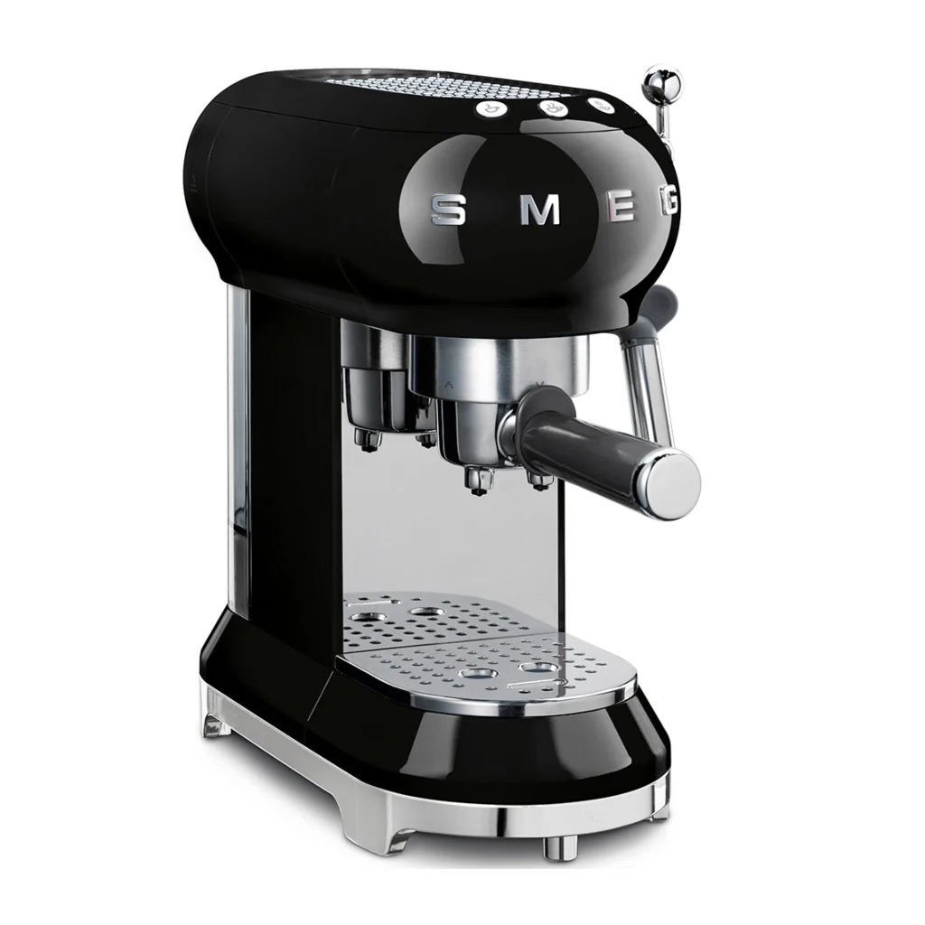 SMEG Máquina de Café Espresso Semiautomática con Bomba 50's Style 1 L