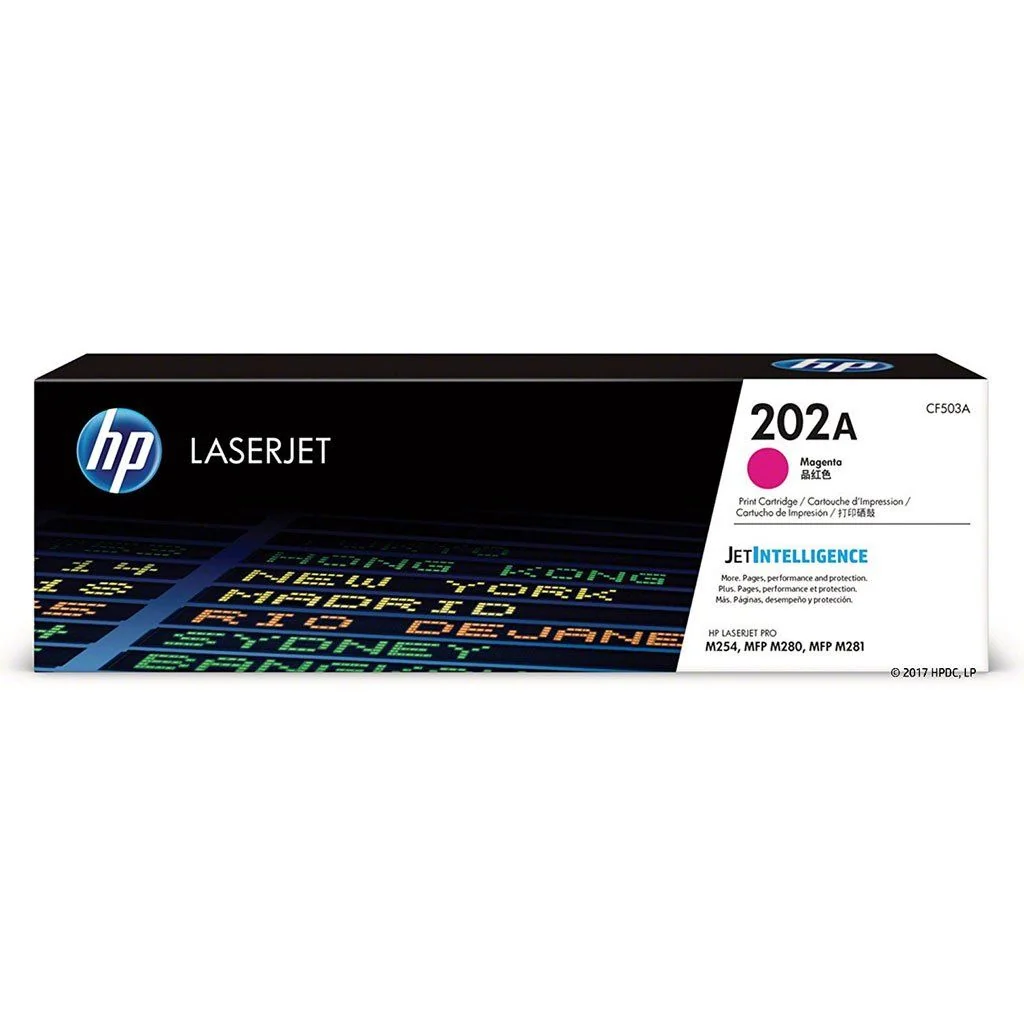 HP Tóner Magenta 202A (CF503A) 1,300 Páginas