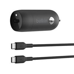 Cargador Para Carro Belkin USB-C 30W, Cca004Bt1Mbk-B6