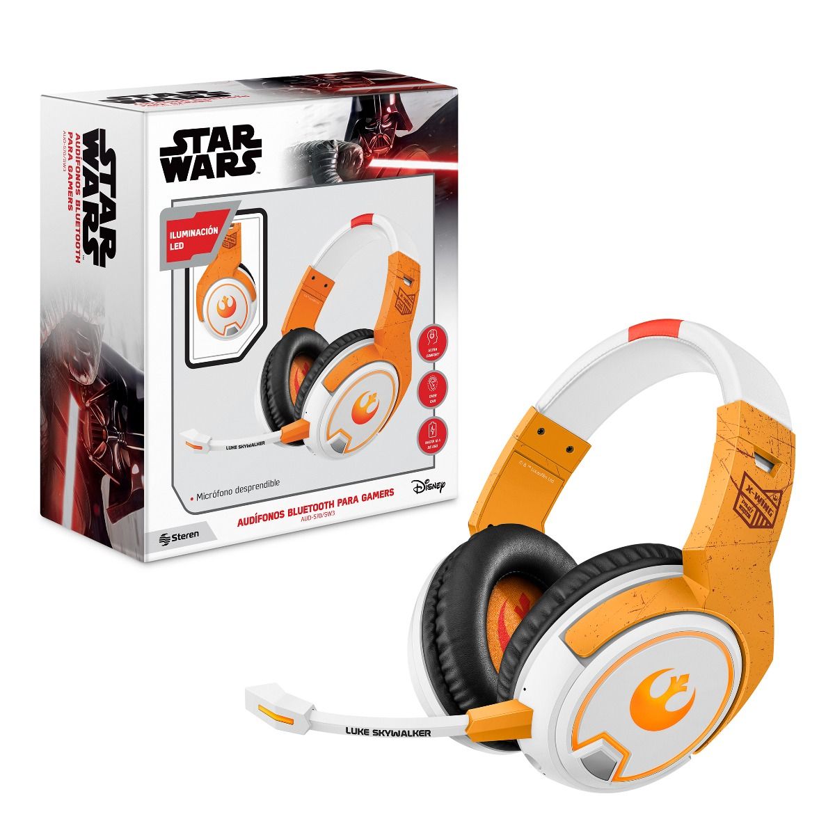 Audífonos Bluetooth* / 3,5 mm para Gamers Star Wars™