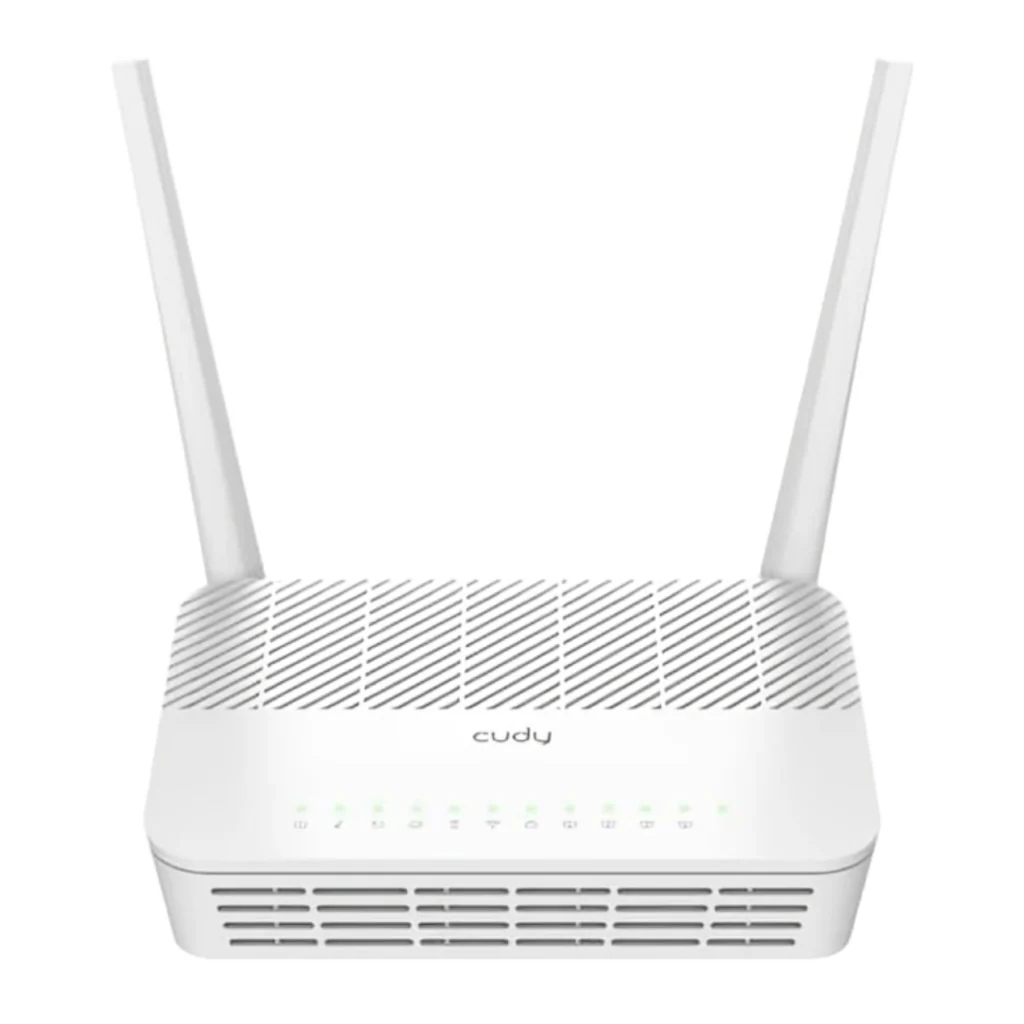 ROUTER CUDY GP1200 1.0 Wi-Fi 5GHz AC1200 GPON/EPON DUAL/ EASYMESH 2 ANTENAS FIJAS BLANCO