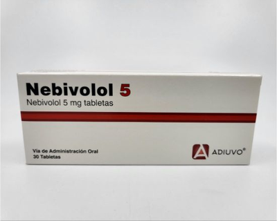 Nebivolol Adiuvo, 5 mg, 30 tabletas