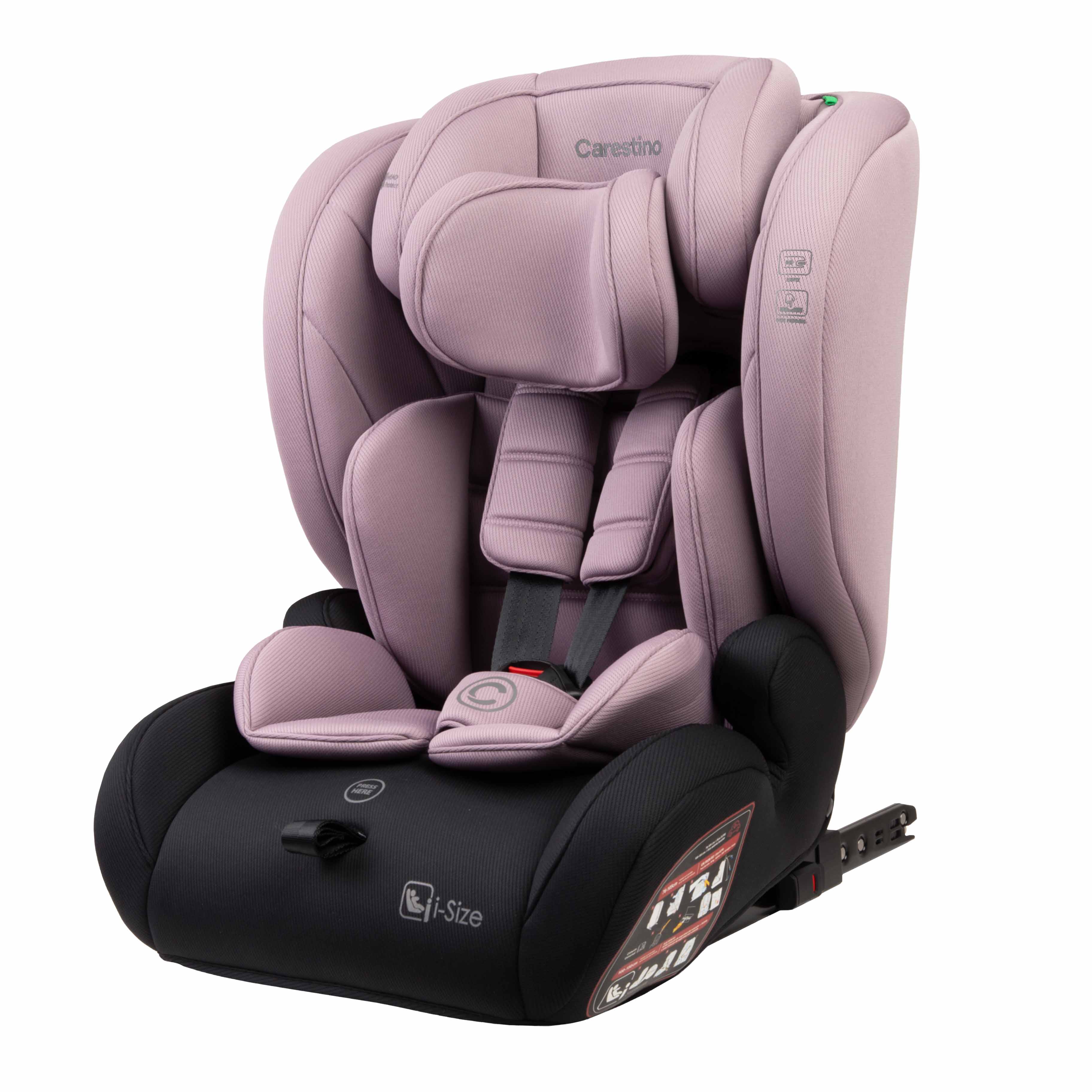 Silla para Carro MUNICH I-Size 76-150cm Isofix Rosa Malva