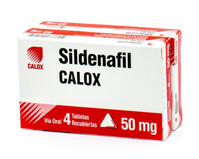 Sildenafil Calox, 50 mg, 4 tabletas (Oferta 1+1)