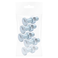 Tornillo Hexagonal Con Tuerca 5/16 X 1" 5 Unidades Gr2