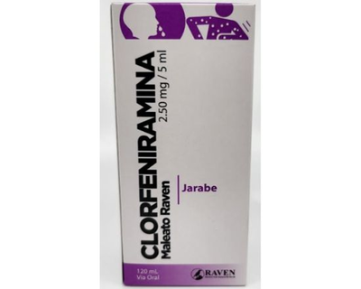 Clorfeniramina Jarabe 120 Ml Raven