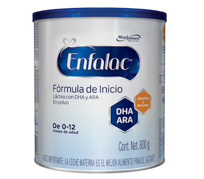 ENFALAC FÓRMULA DE INICIO 0-12 MESES DE EDAD POLVO 800 GRAMOS