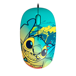 Mouse Xtech Disney Stitch USB con Cable, 1200dpi, XTM-D406ST-Y