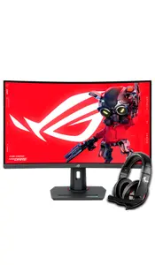 Monitor Asus Full HD VA 1ms 32 Pulgadas XG32WCS | Audífono | Combo
