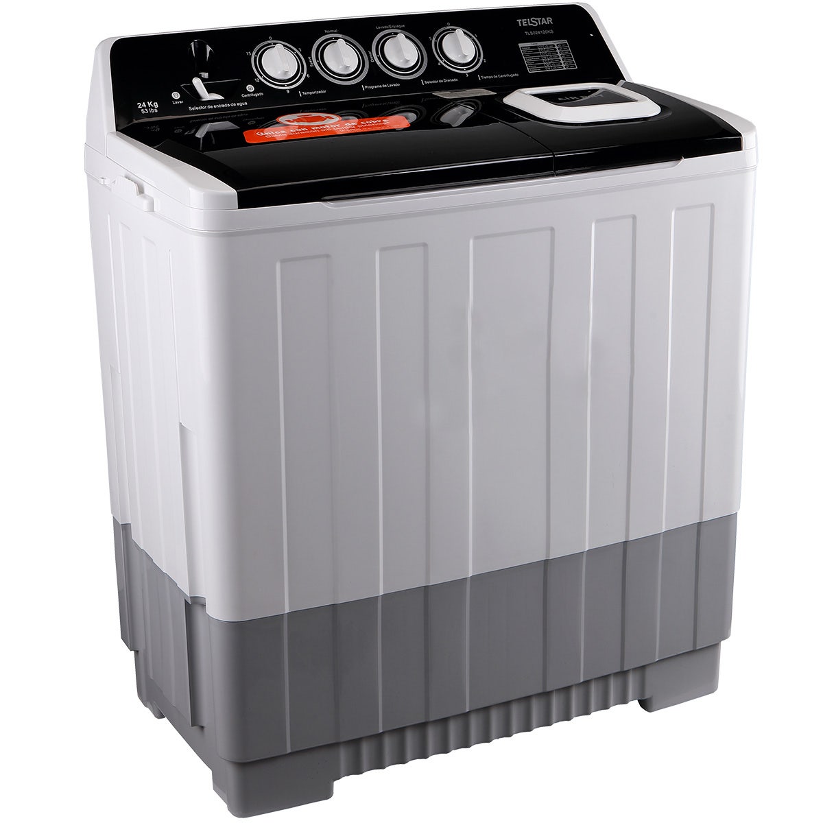 Lavadora Semiautomática Telstar 22KG TLS022130KS