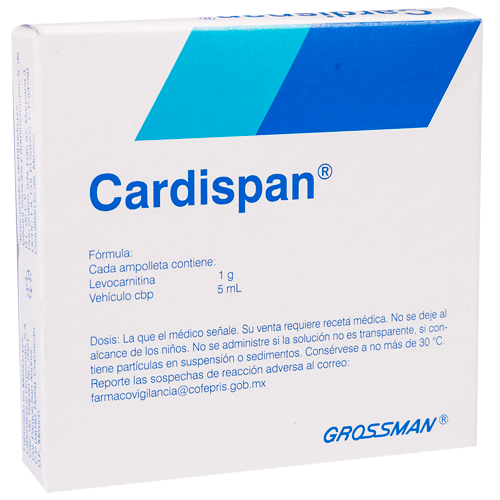 CARDISPAN AMPOLLAS 1 GR / 5 ML
