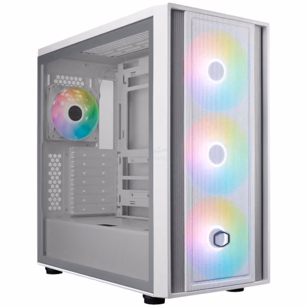 CASE COOLER MASTER MASTERBOX 600 – ARGB – BLANCO – MID TOWER