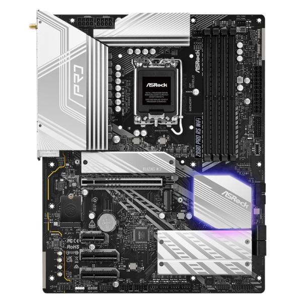 TARJETA MADRE ASROCK Z890 PRO RS WIFI LGA 1851 ATX DDR5 BLANCO