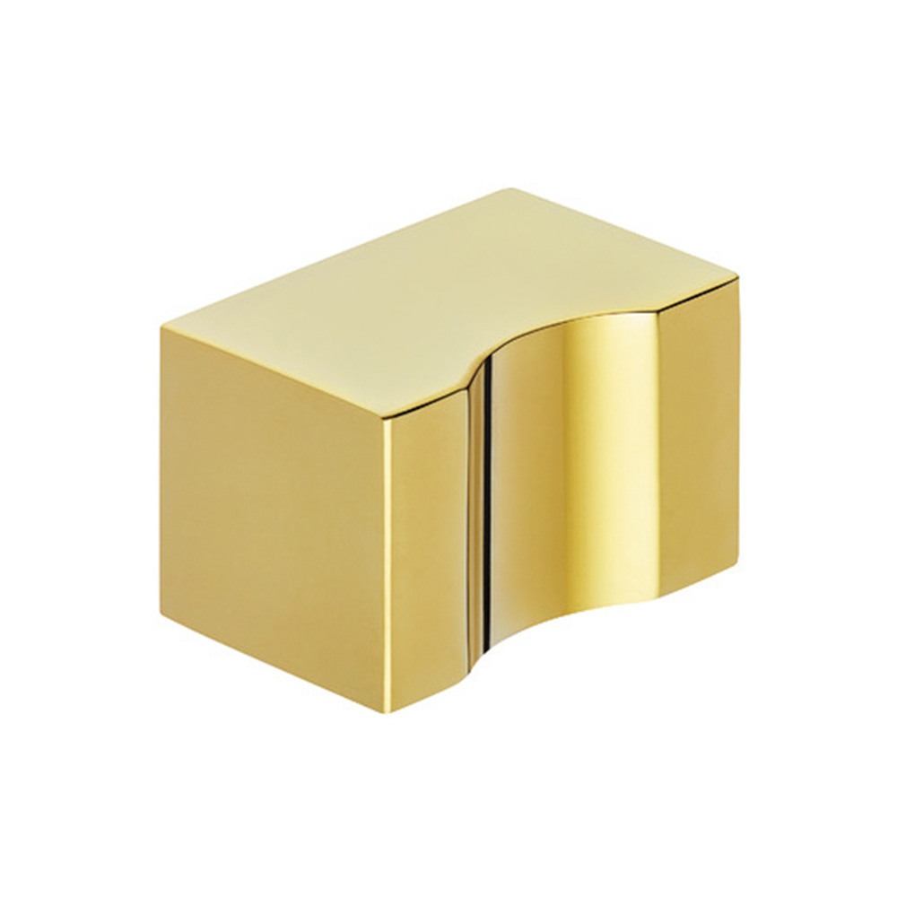 Pomo acero inoxidableco.latón pulido 2x2x3cm