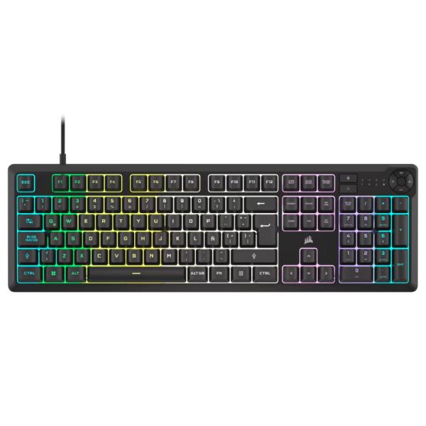 Teclado Gaming Corsair K55 Core Membrana RGB 10 Zonas 6 Teclas Macro USB Español CH-9226C65-SP