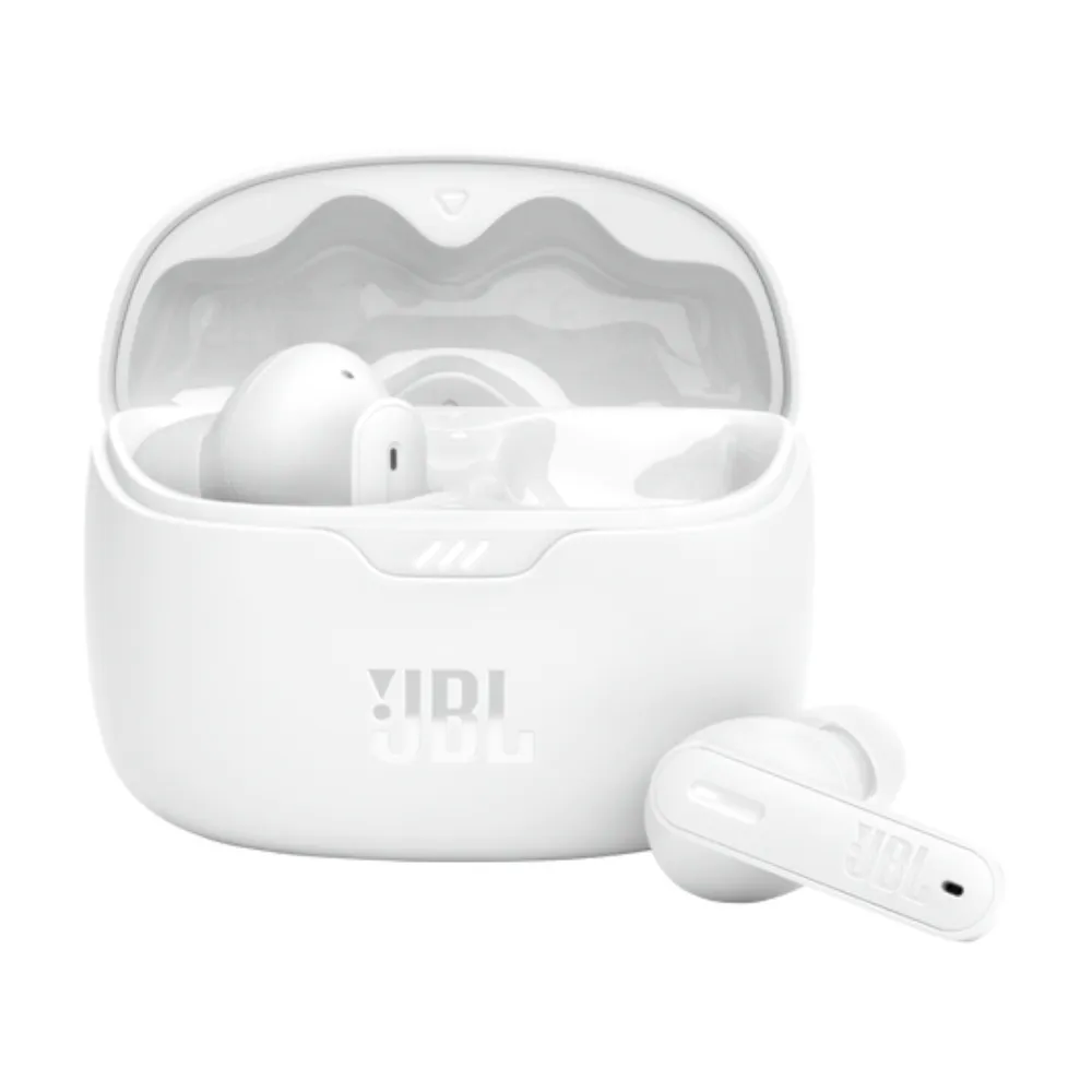 Audífonos JBL Tune Beam NC inalámbricos - Blanco
