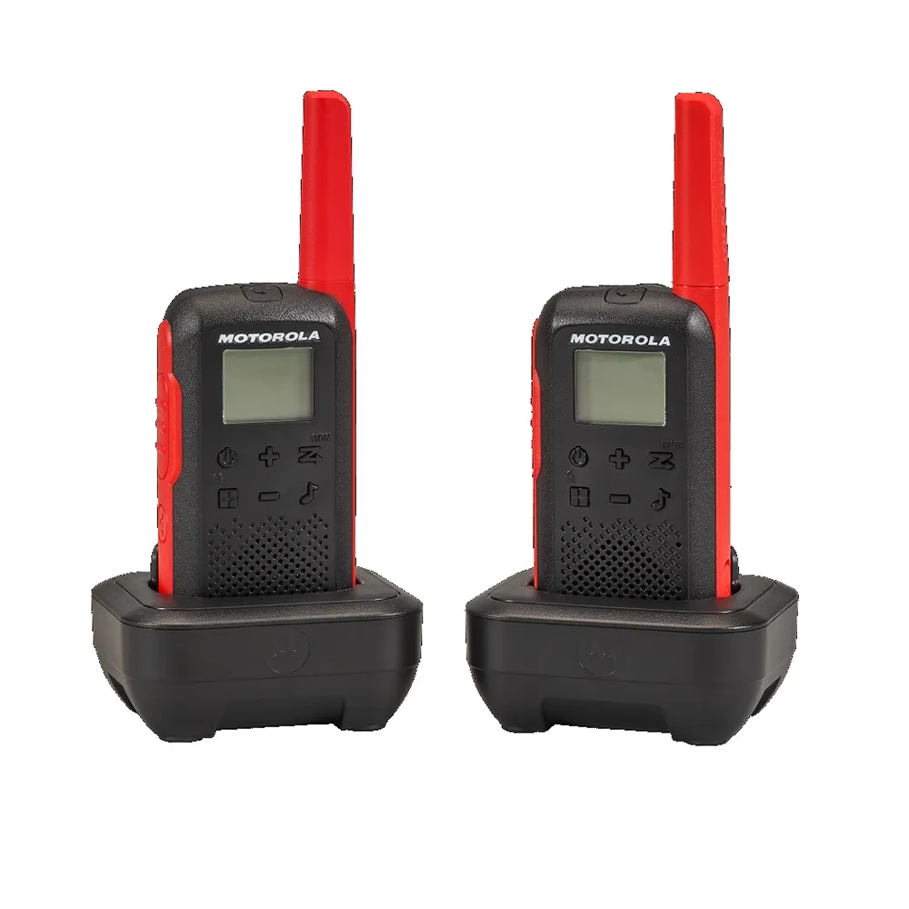 Walkie Talkie Motorola Talkabout T210 UHF Rojo y Negro