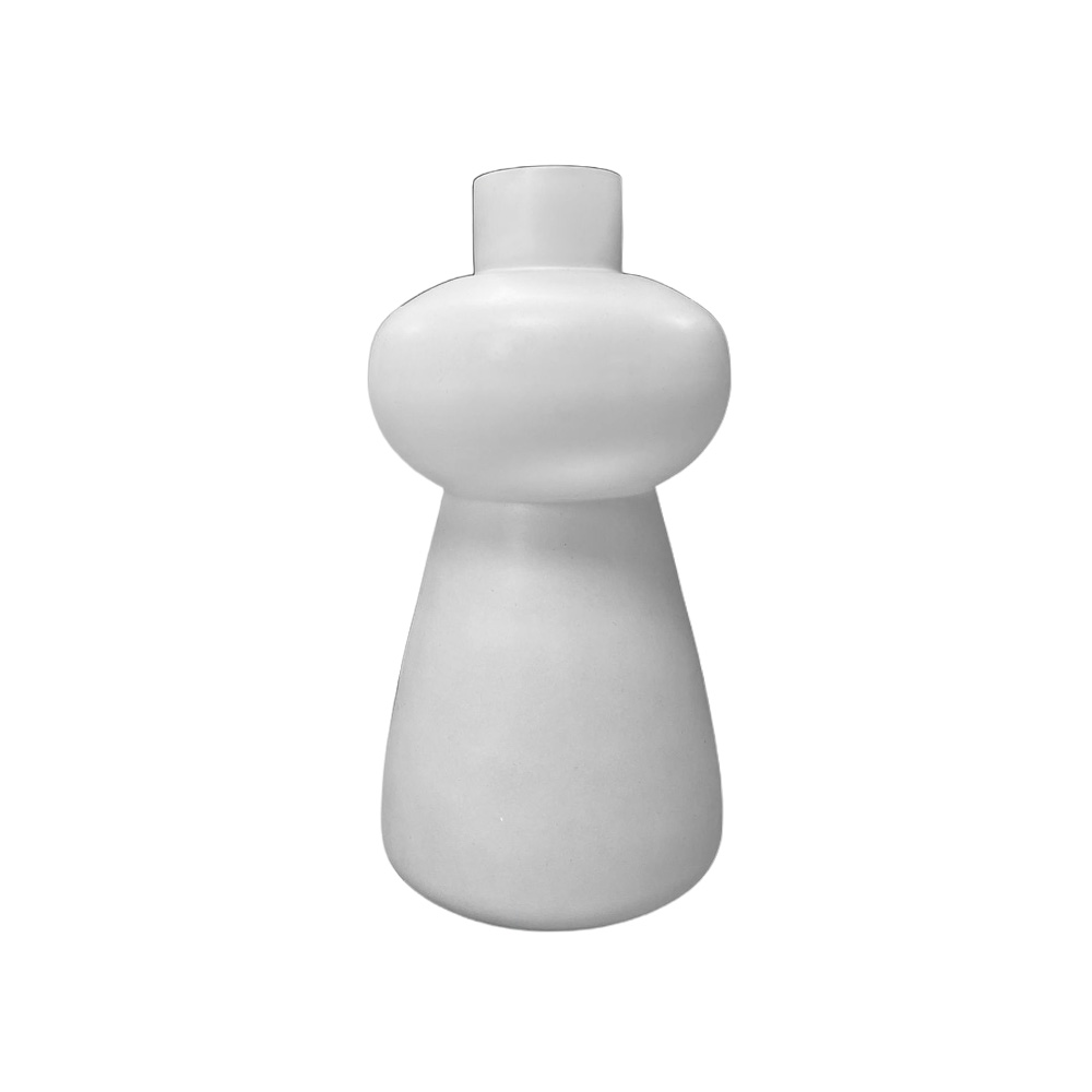 Florero decorativo de porcelana 30.48 cm blanco