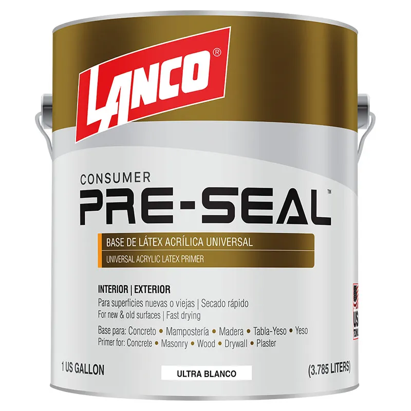 Sellador para pared acrílico Pre-Seal blanco 1 gal Lanco