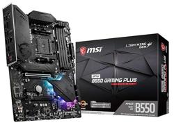 MSI MPG B550 Gaming Plus Gaming Motherboard (AMD Ryzen 5000, AM