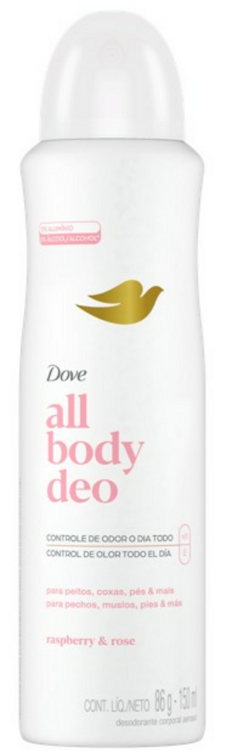 Dove All Body Deo Raspberry 150 ml