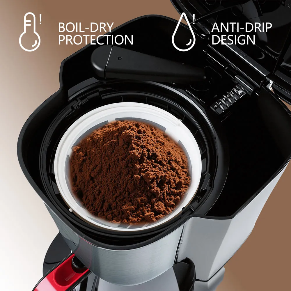 Cafetera Eléctrica Winning Star ST-2162 1.25L 12 Tazas Negro
